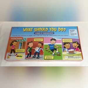 What Should You Do: A Game Of Consequences SEALED Board Game By LAKESHORE